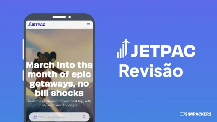 Revisão do provedor de eSIM Jetpac