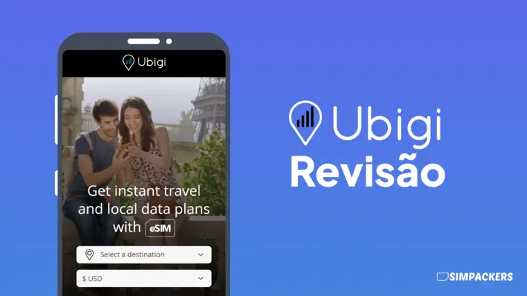 Revisão do serviço de eSIM Ubigi
