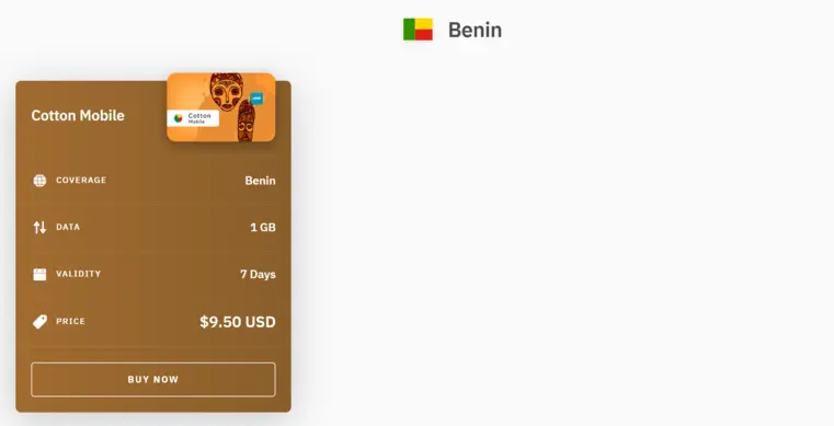 Airalo benin esim