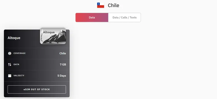 Airalo chile esim