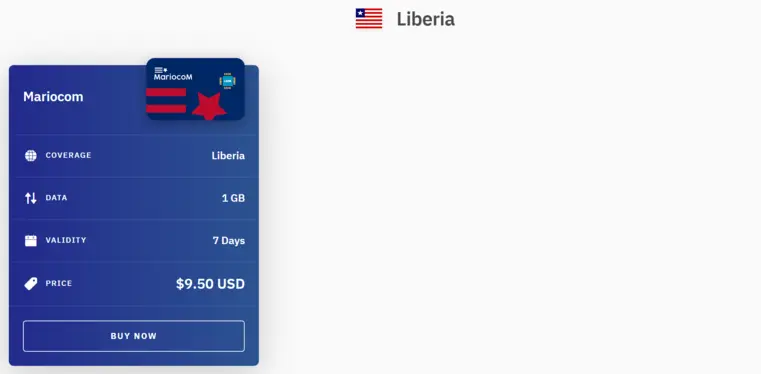 Airalo liberia esim