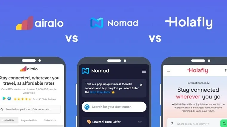 nomad vs airalo vs holafly