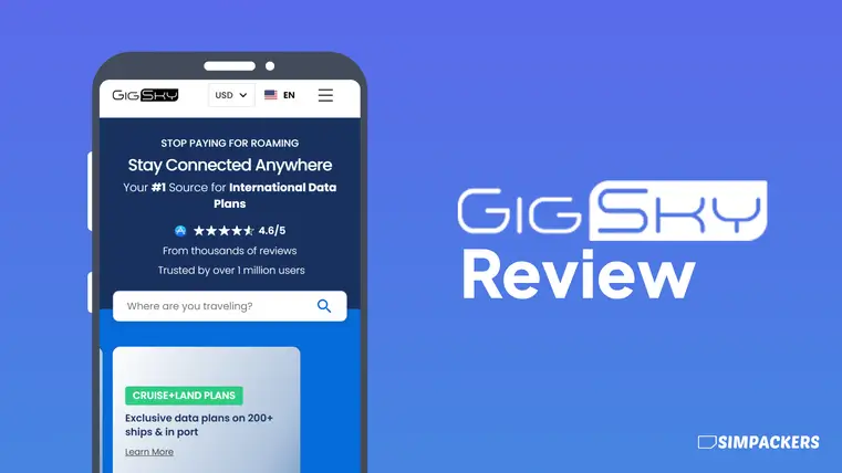 GigSky eSIM review - overzicht van de aanbieder
