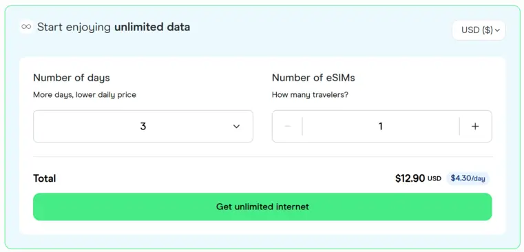 holafly slovakia esim