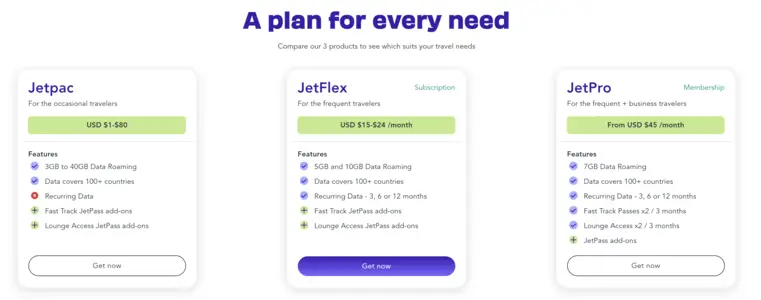 jetpac global subscriptions