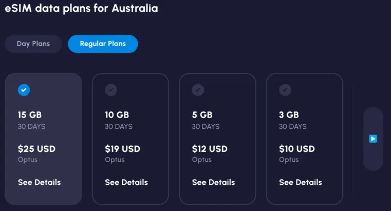 nomad Australien esim