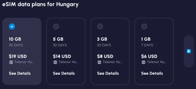 nomad hungary esim