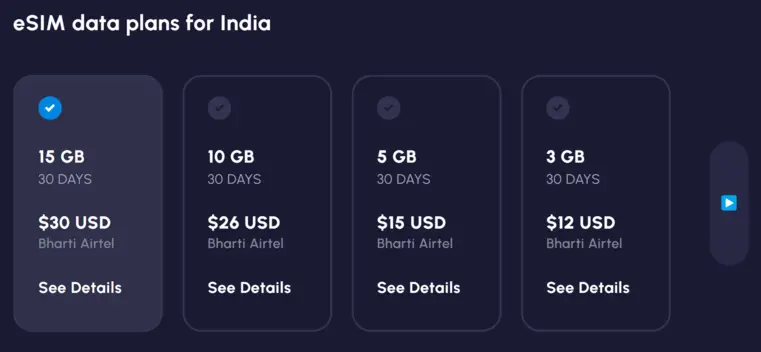 nomad India esim