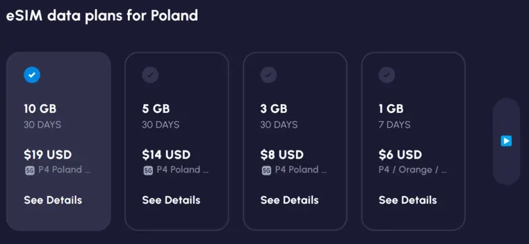 nomad pologne esim
