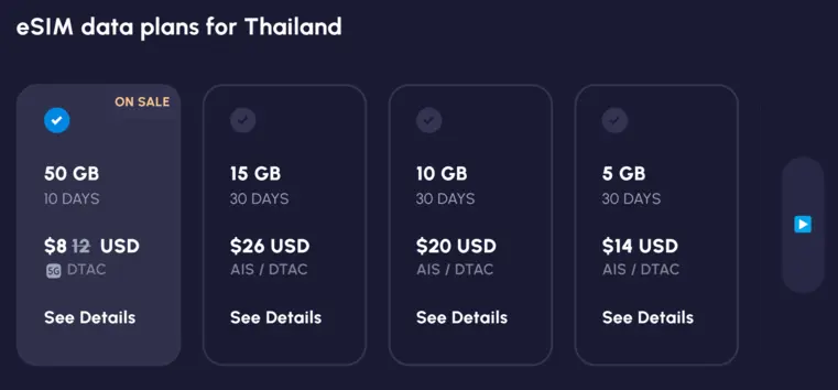 Samui: Thailand/ Asia eSIM Roaming Mobile Data Plan