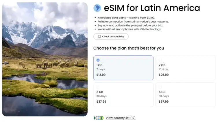 saily south america-esim-review