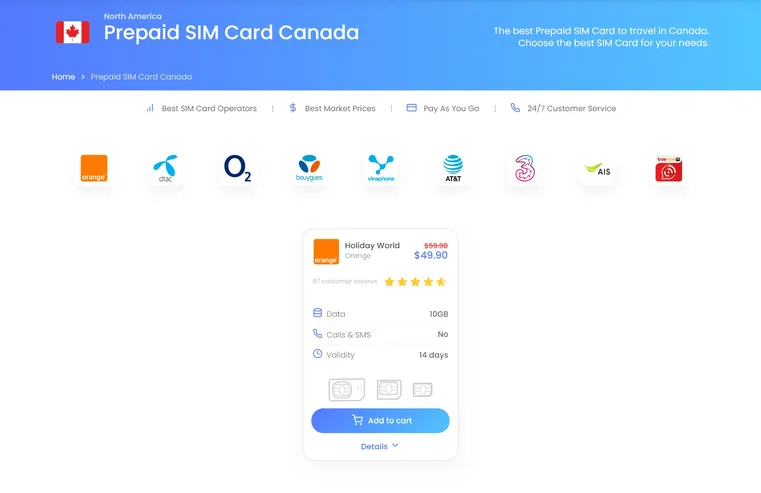  simoptions kanada sim karta