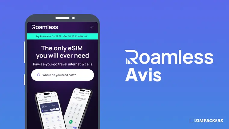 roamless esim avis