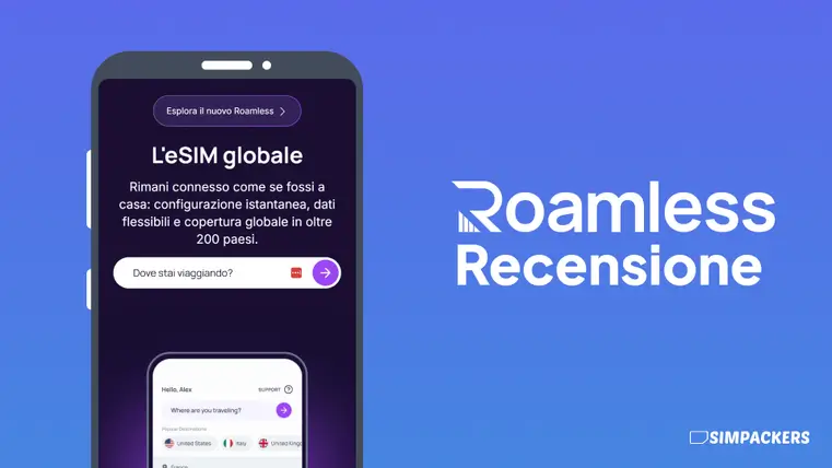 recensione roamless
