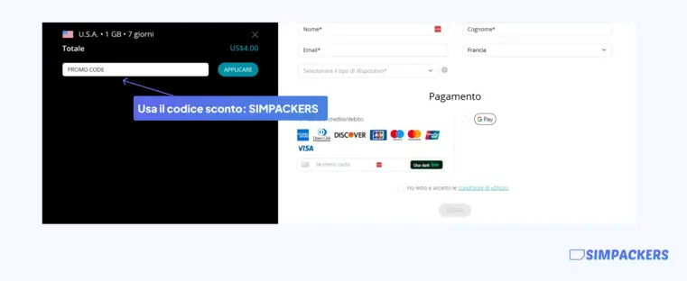 codice promozionale Ubigi